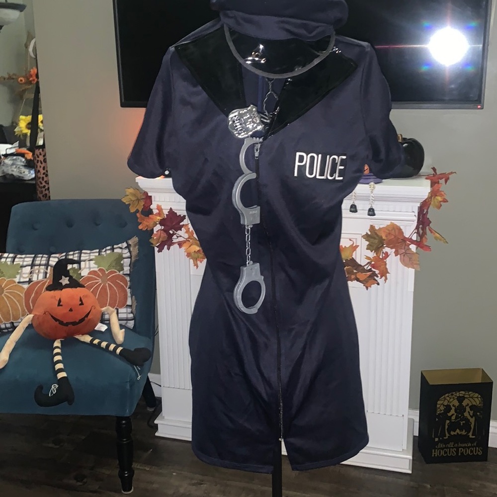 Sexy sergeant cop dress